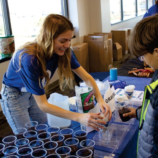 Environmental employee volunteering