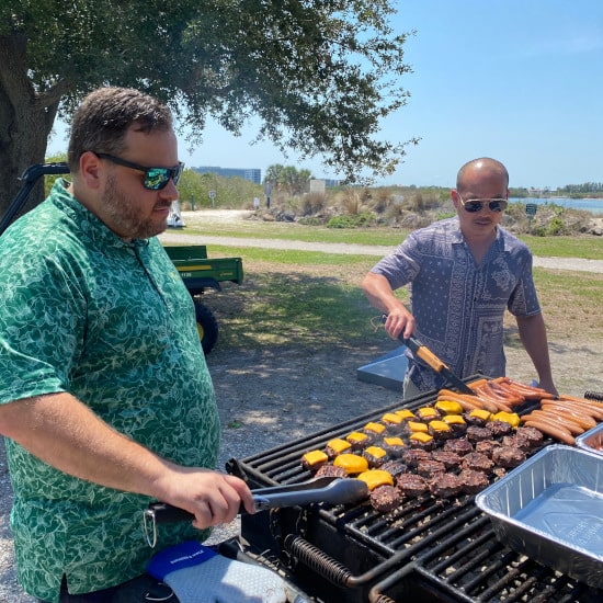 Office BBQ celebration