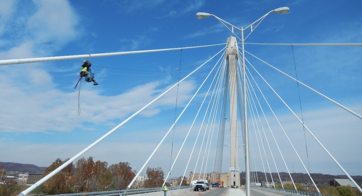 US Grant Cable Stay Bridge Inspection