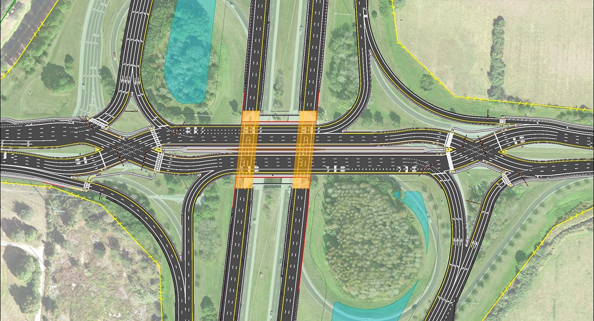 I-75/Fruitville Road Diverging Diamond Interchange | Burgess & Niple