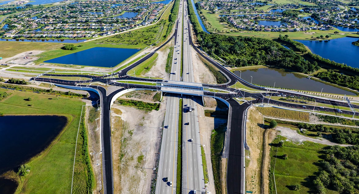 I-95/Viera Boulevard Diverging Diamond Interchange | Burgess & Niple